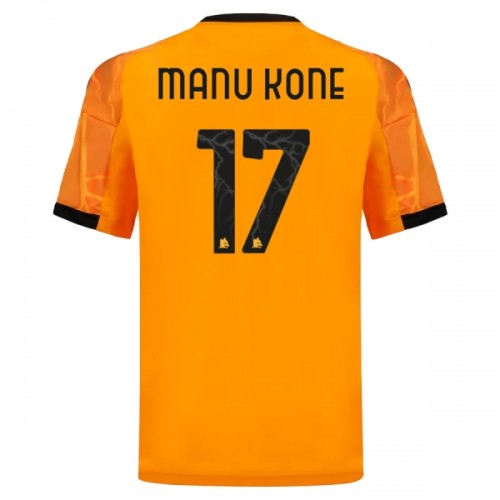 Oficiální Fotbalový Dres AS Řím Manu Kone 17 Hostující 2025-26 pro Muži Oficiální Fotbalový Dres AS Řím Manu Kone 17 Hostující 2025-26 pro Muži